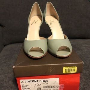 J. Vincent Peep-toe Heel